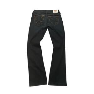 True Religion Geno Slim Flared Jeans Dark Wash